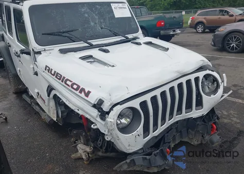 2021 Jeep Wrangler Unlimited Rubicon 4X4 из США, поврежденный, VIN 1C4HJXFN9MW628783